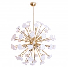Polished brass sputnik style pendant
